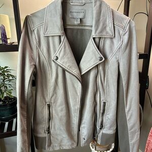 Women's Gray Suede Jacket
